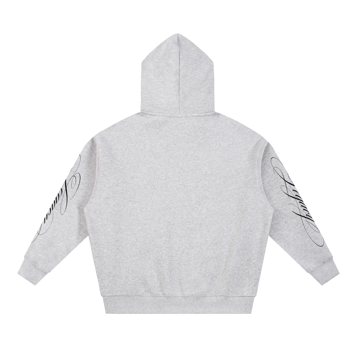 Grey Legacy Zip-Up Hoodie