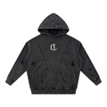 Snow Washed Distressed Cemented Hoodie