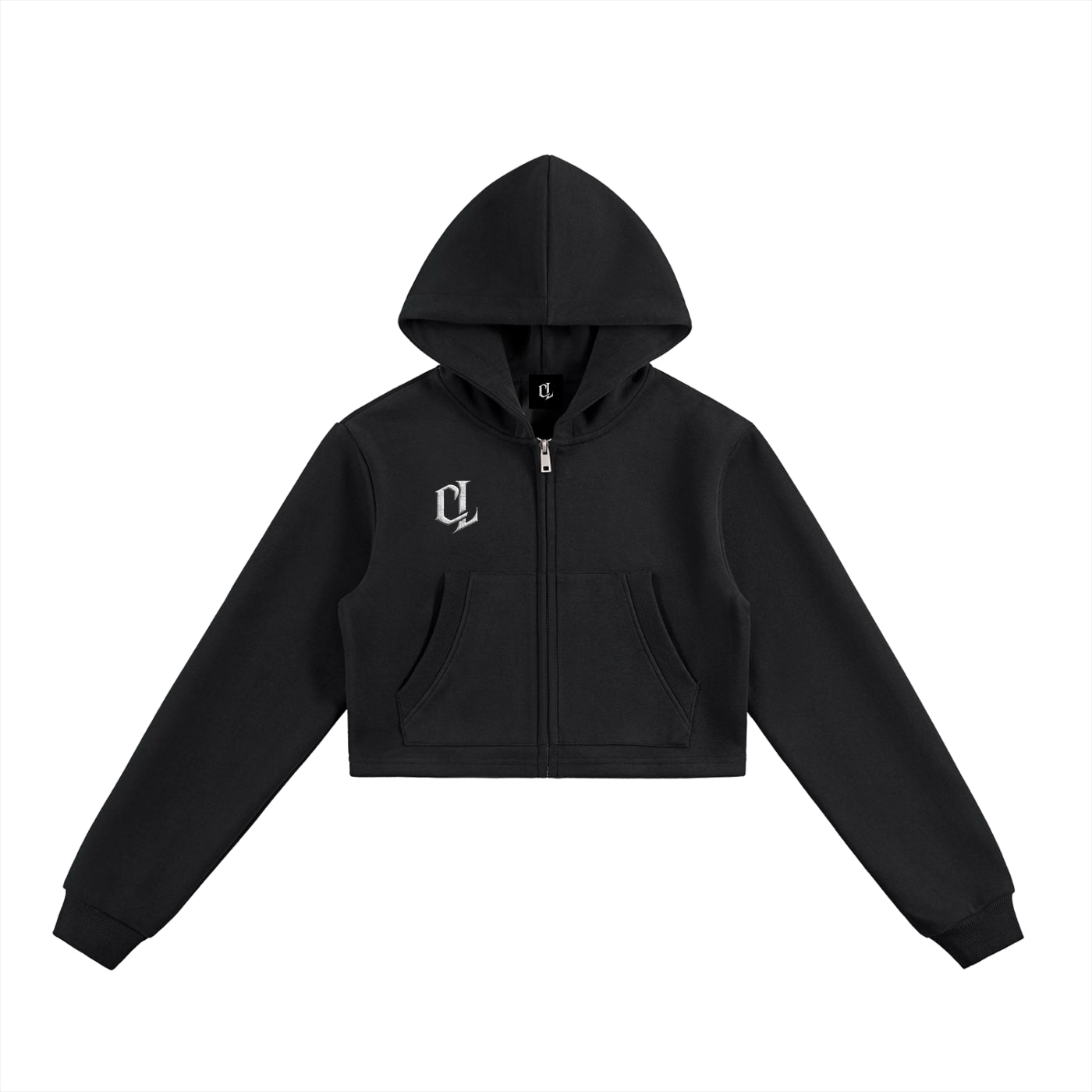 WMNS Leave Your Mark CL Cropped Zip-Up Hoodie