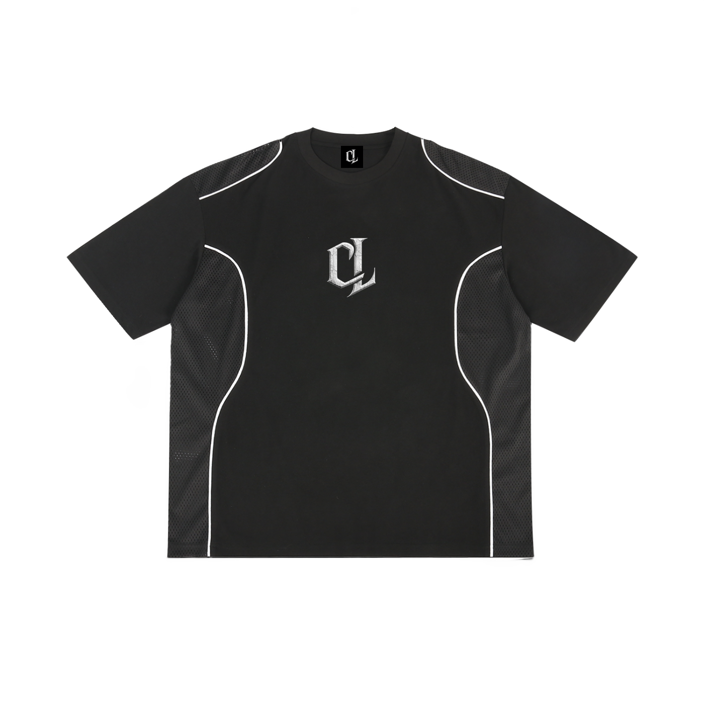 CL Piped Jersey Panel T-Shirt