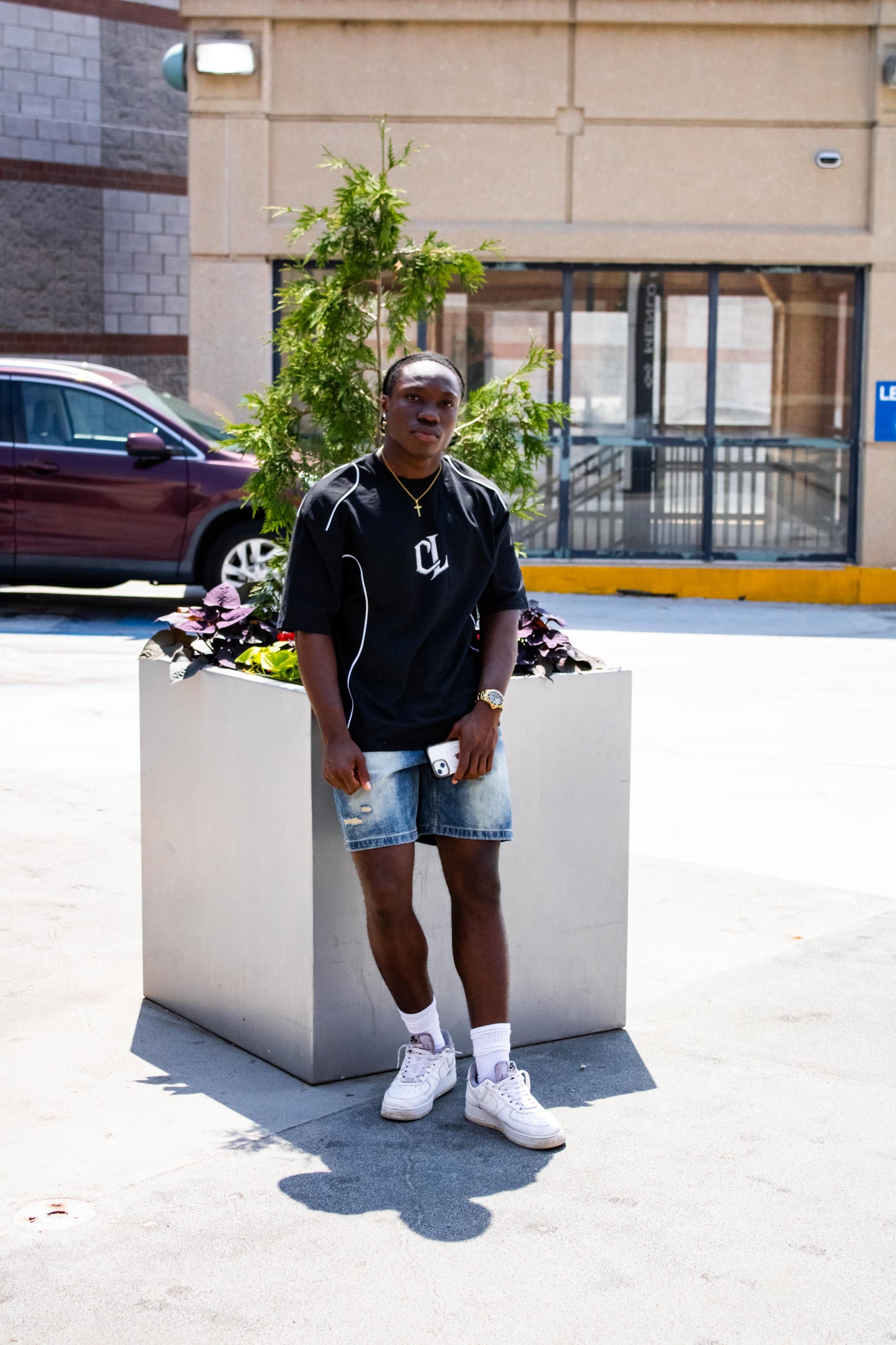 CL Piped Jersey Panel T-Shirt