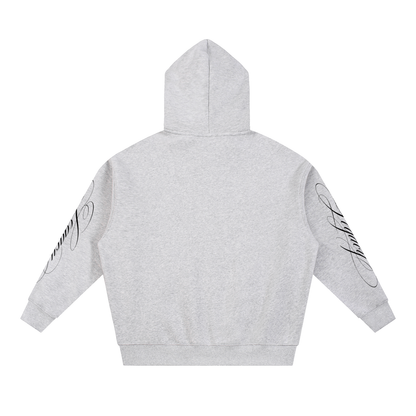 Grey Legacy Zip-Up Hoodie