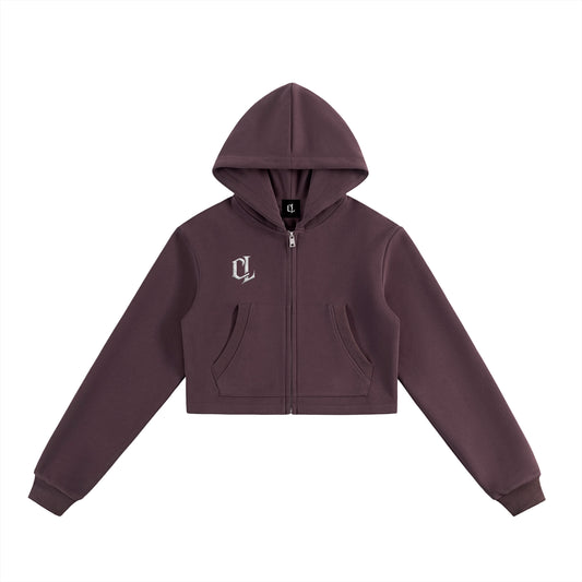 WMNS Leave Your Mark CL Cropped Zip-Up Hoodie
